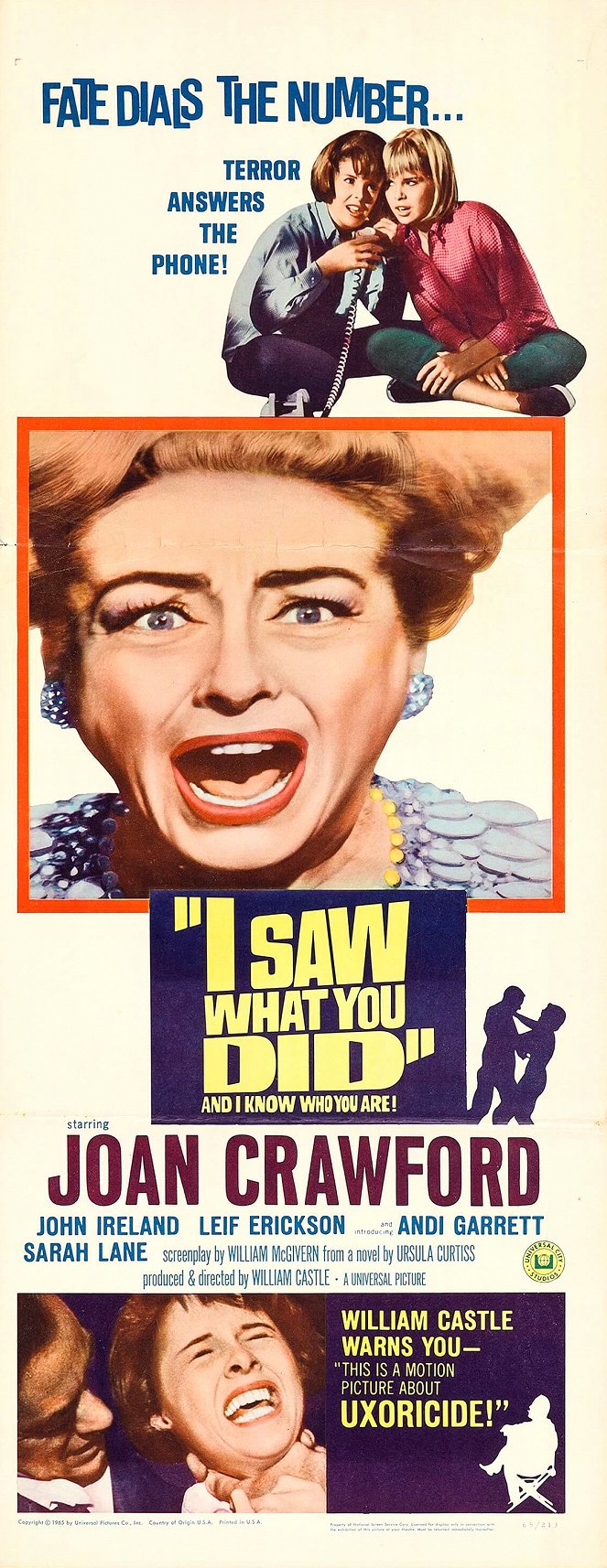 I Saw What You Did - Posters