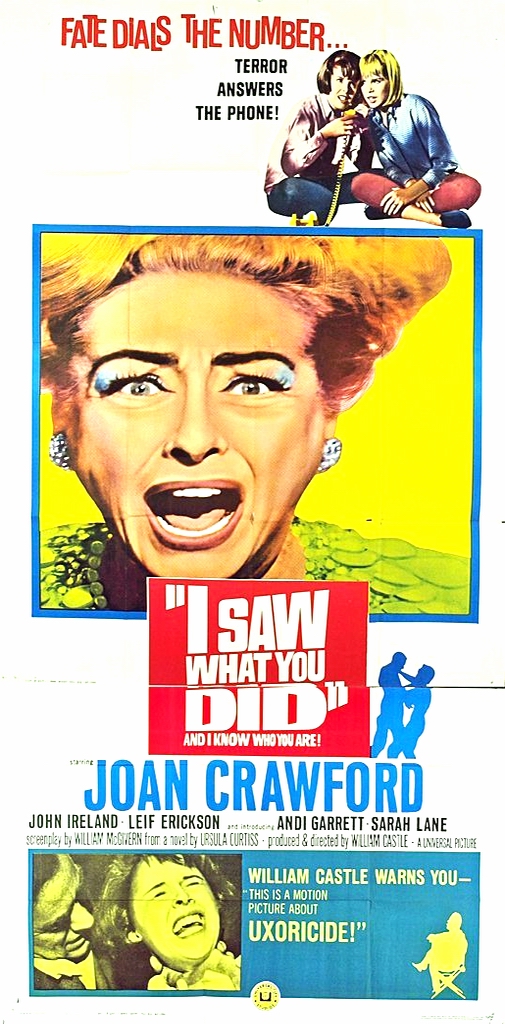 I Saw What You Did - Affiches