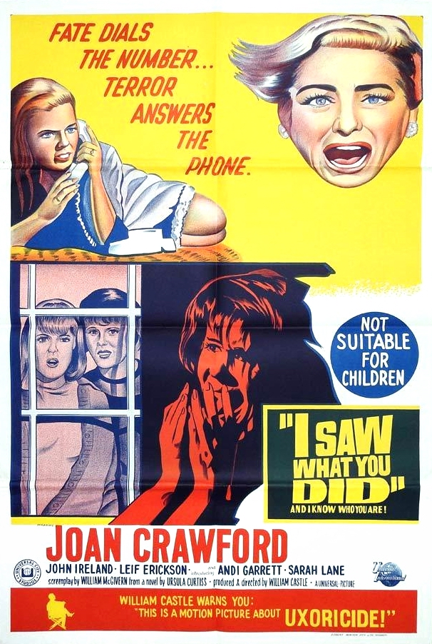 I Saw What You Did - Posters