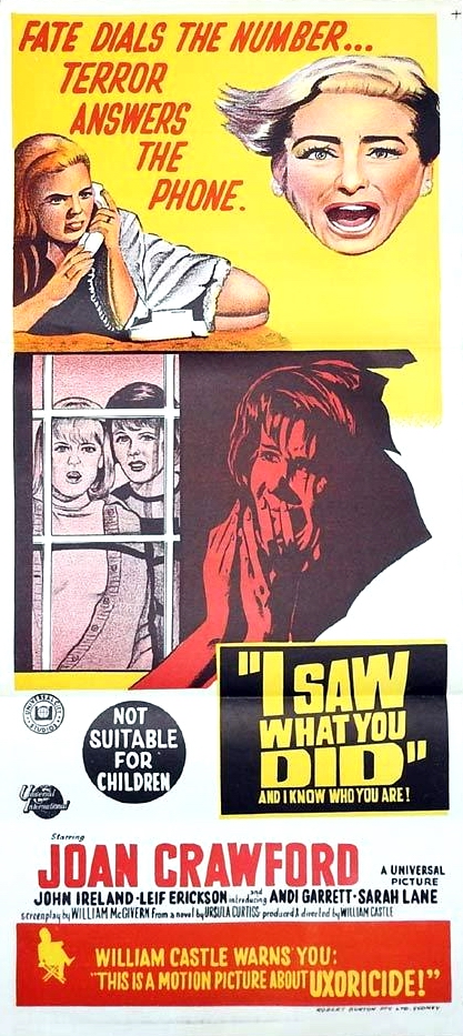 I Saw What You Did - Posters