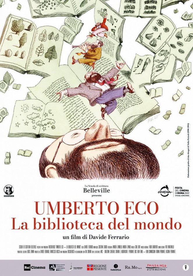 Umberto Eco - La biblioteca del mondo - Plakátok