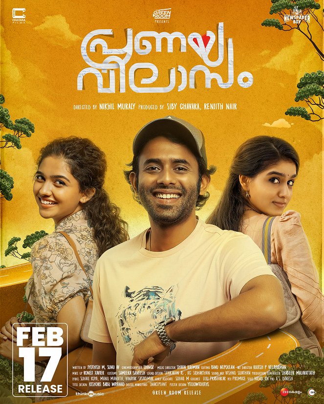 Pranaya Vilasam - Posters