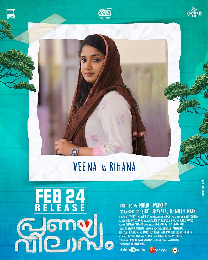 Pranaya Vilasam - Posters