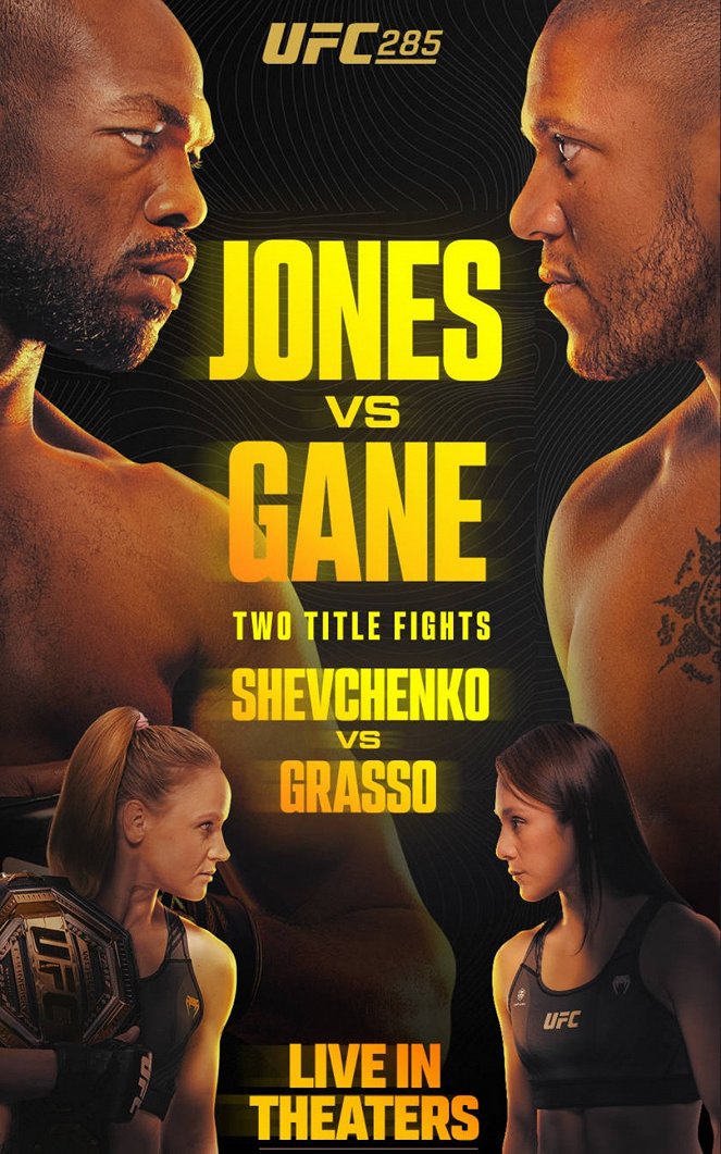 UFC 285: Jones vs. Gane - Plakátok