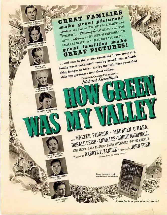 How Green Was My Valley - Cartazes