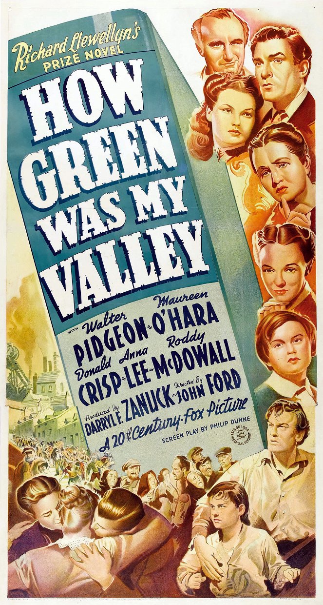 Bylo jednou zelené údolí - Plakáty