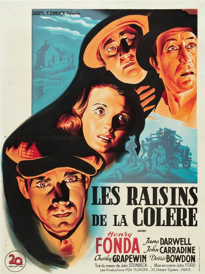 Les Raisins de la colère - Affiches