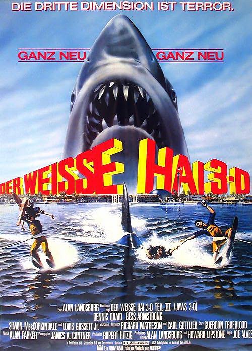 Der weiße Hai 3 - Plakate