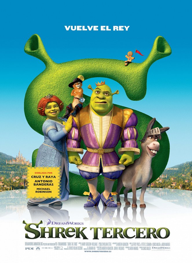 Shrek tercero - Carteles