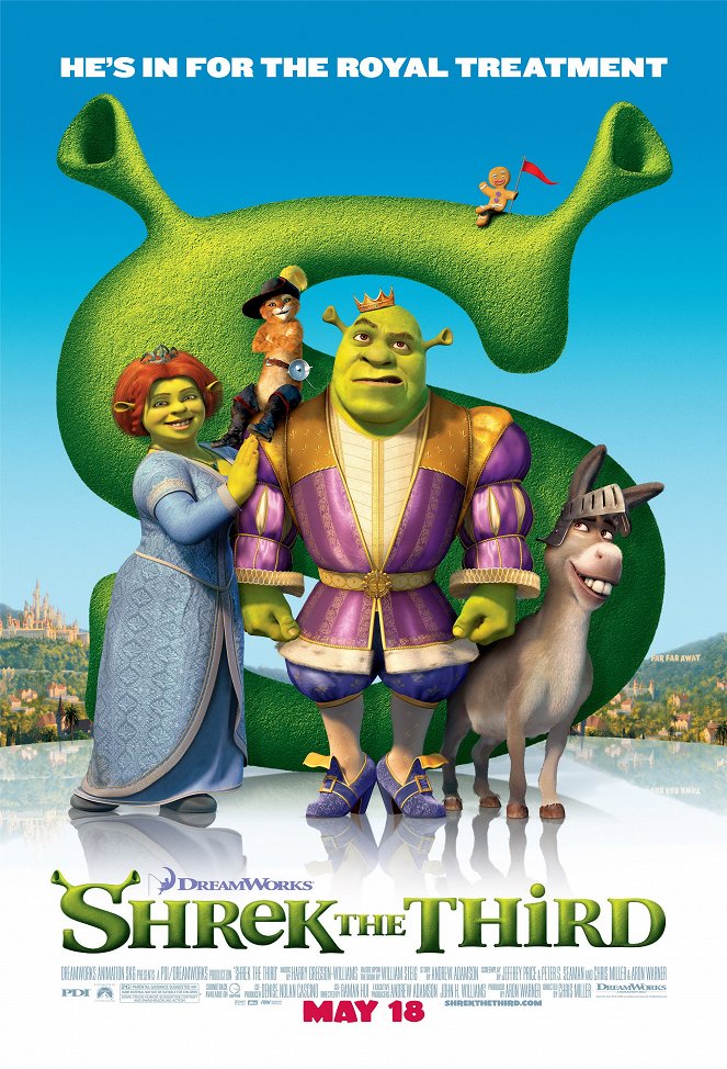 Shrek de Derde - Posters