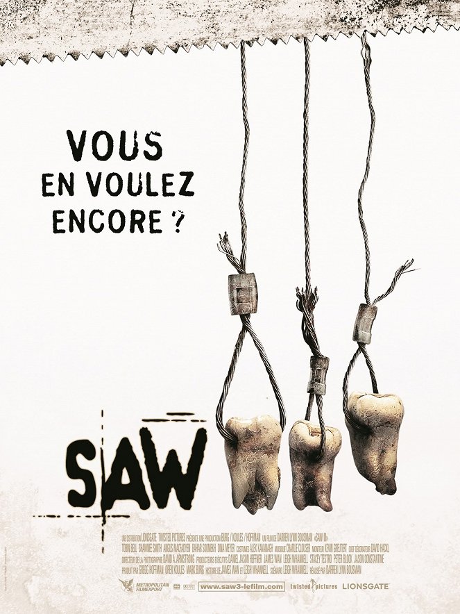 Saw 3 - Affiches