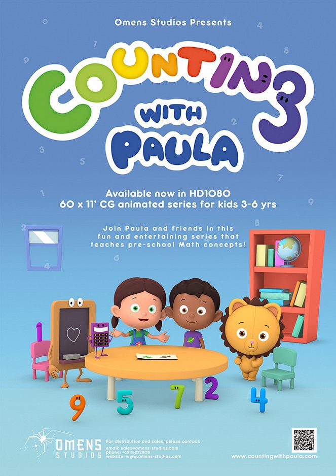 Counting with Paula - Cartazes