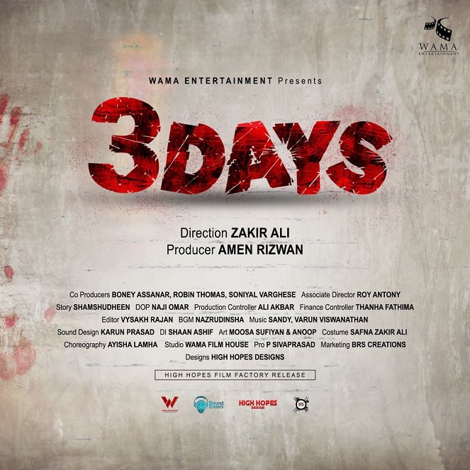 3 Days - Affiches