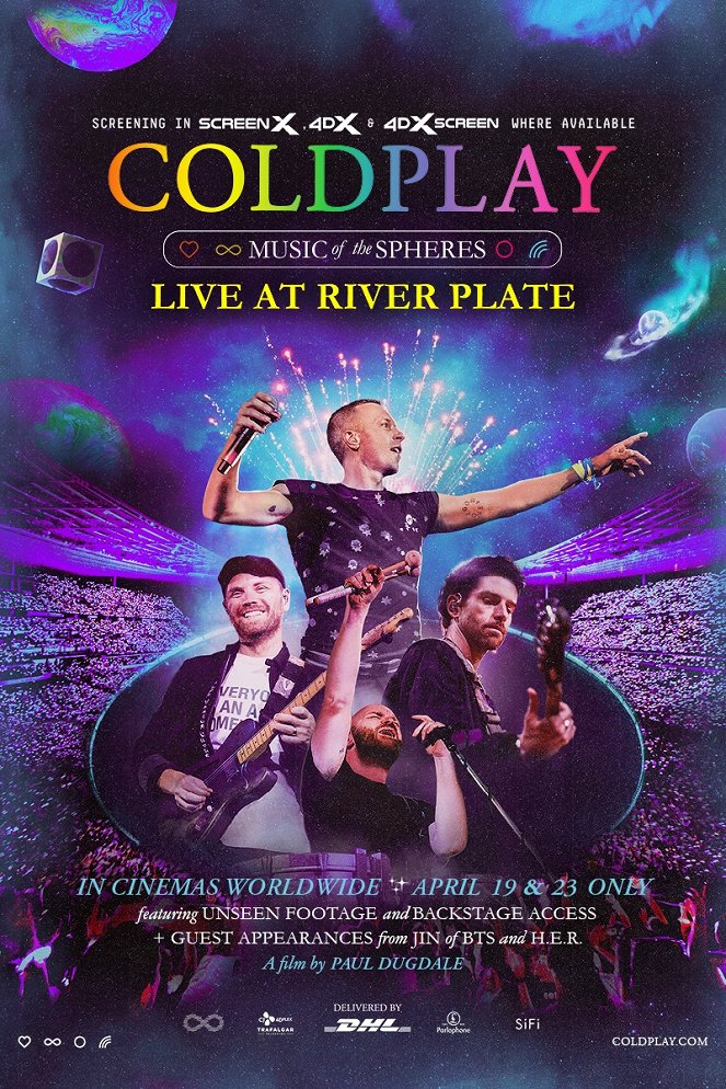 Coldplay - Music of the Spheres: Live at River Plate - Julisteet