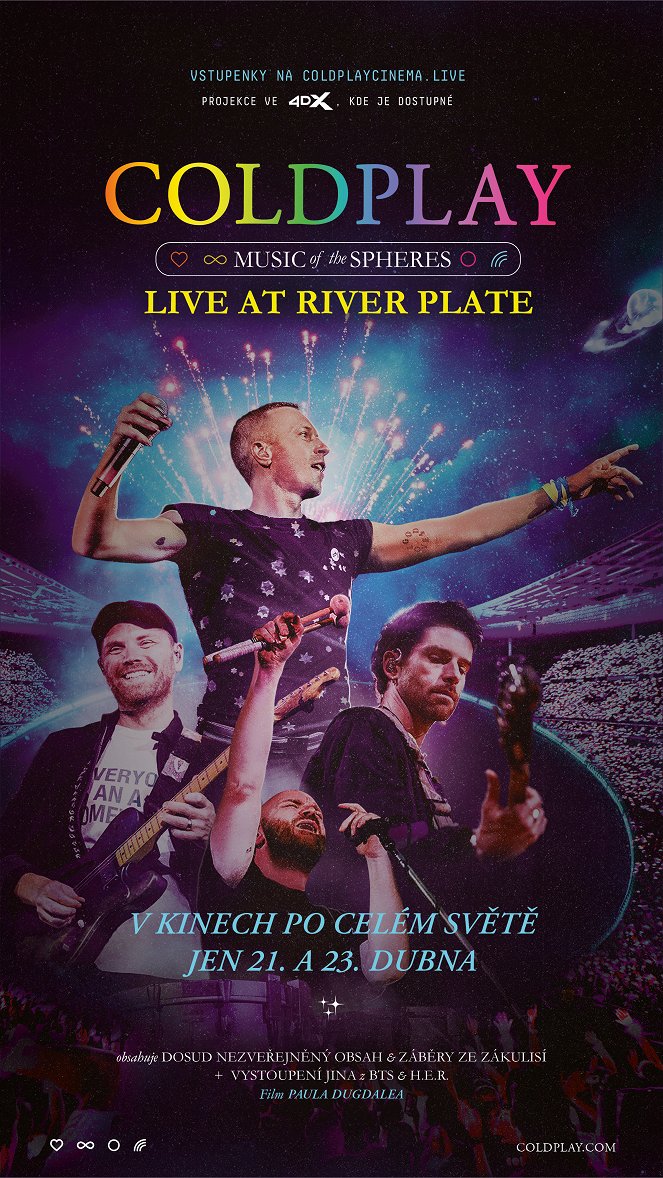 Coldplay - Music of the Spheres: Live at River Plate - Plakáty