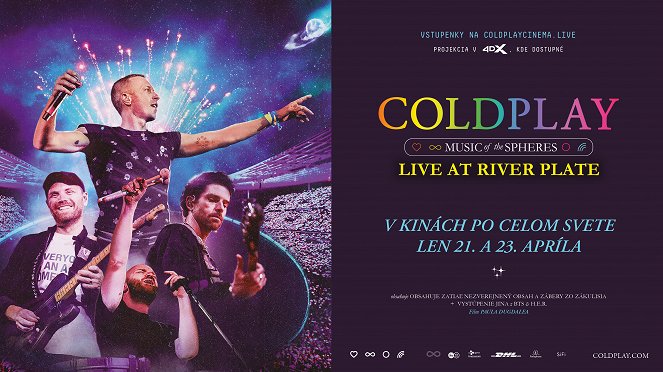 Coldplay - Music of the Spheres: Live at River Plate - Plagáty
