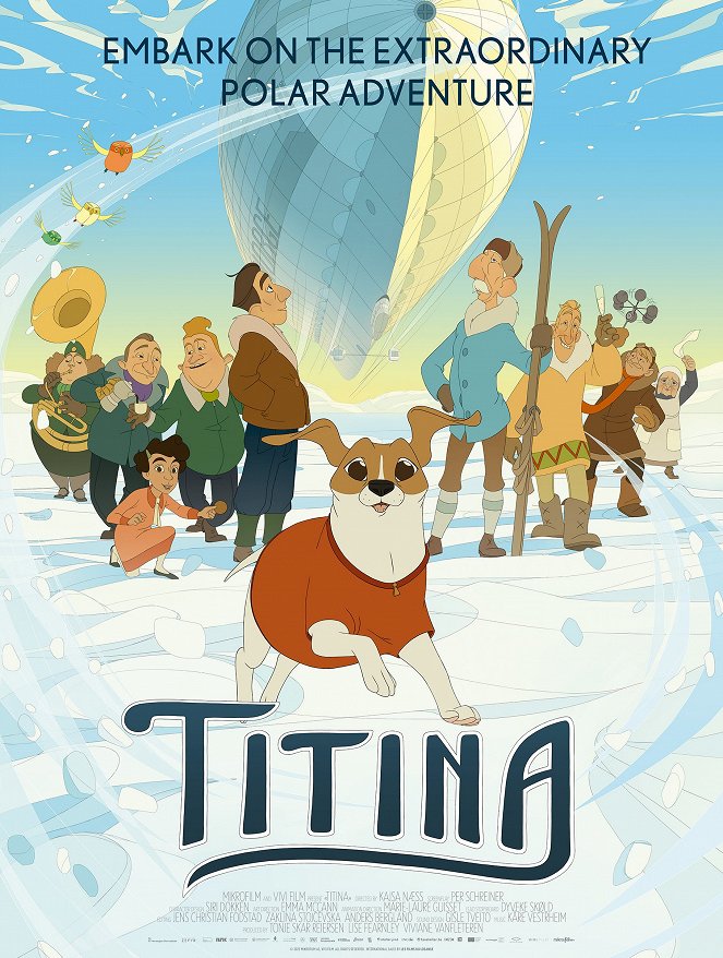 Titina-Terrieri Pohjoisnavalla - Julisteet