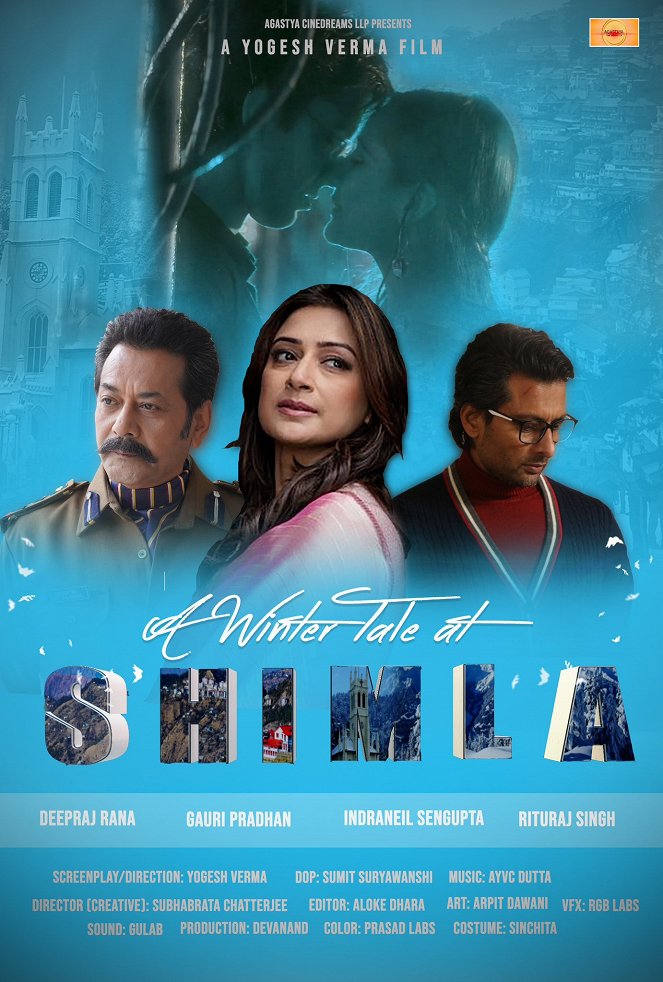 A Winter Tale at Shimla - Plakate