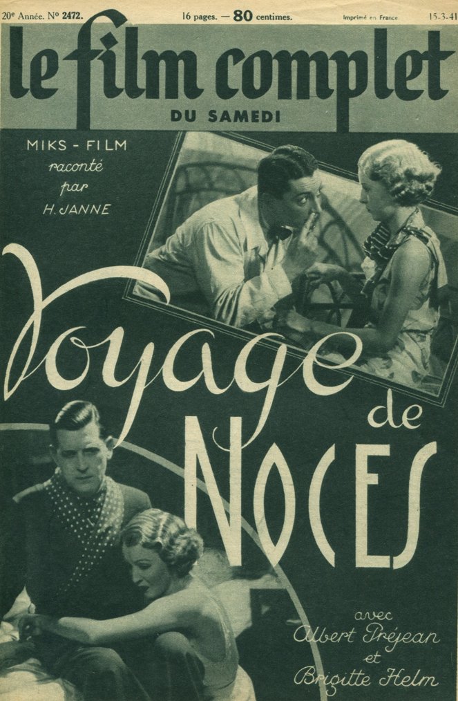 Voyage de noces - Plakate