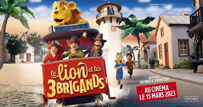 Le Lion et les trois brigands - Affiches