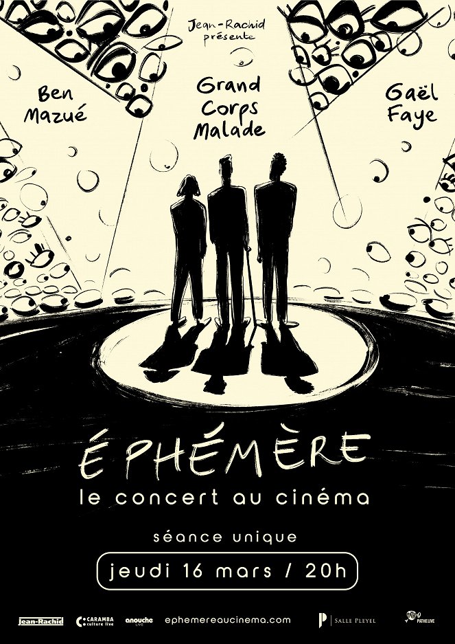 Éphémère - Le concert au cinéma - Plagáty