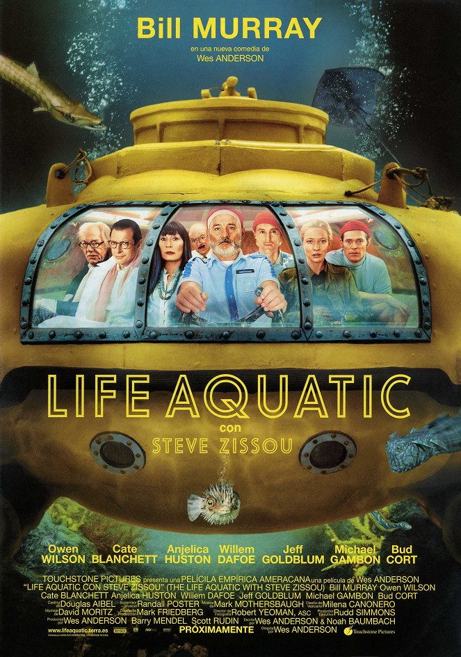 Life aquatic con Steve Zissou - Carteles