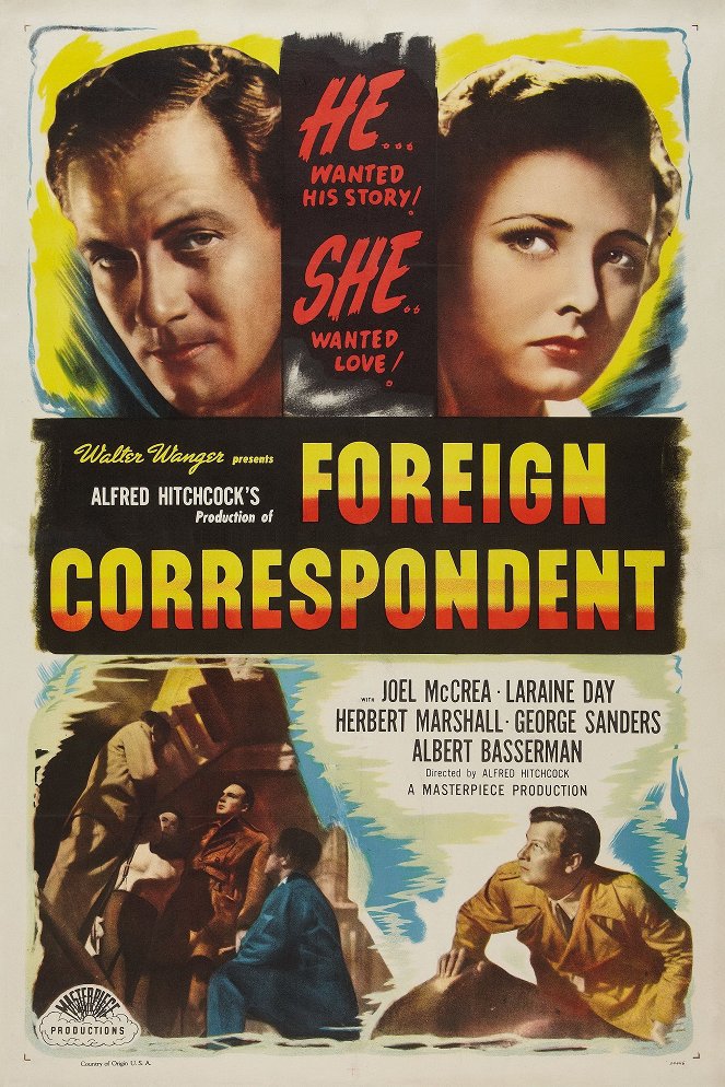 Foreign Correspondent - Posters