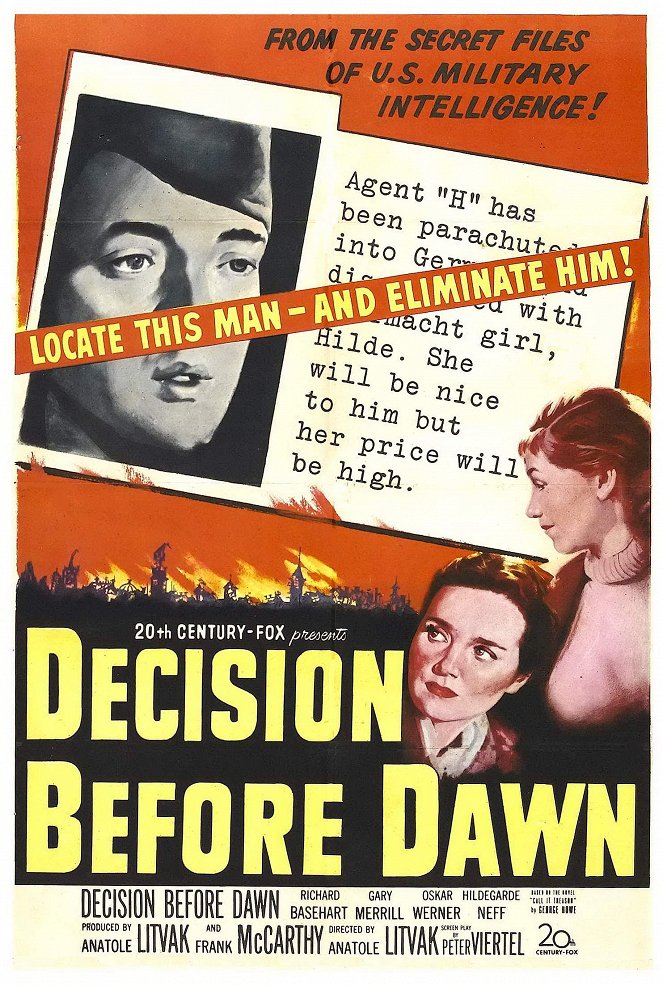 Decision Before Dawn - Plakáty