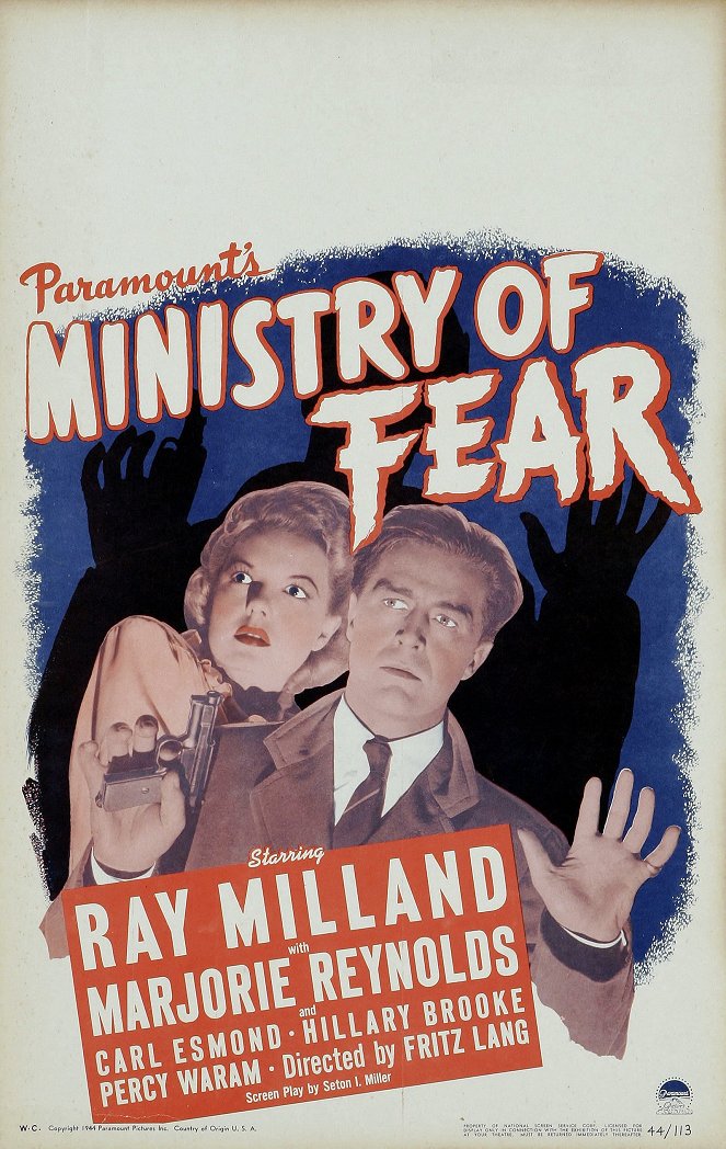 El ministerio del miedo - Carteles