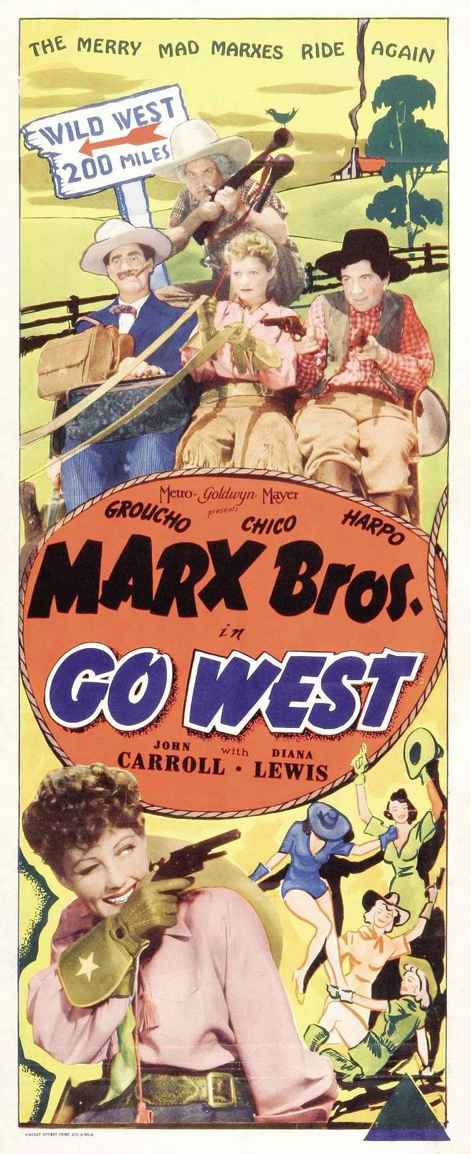 Los hermanos Marx en el Oeste - Carteles