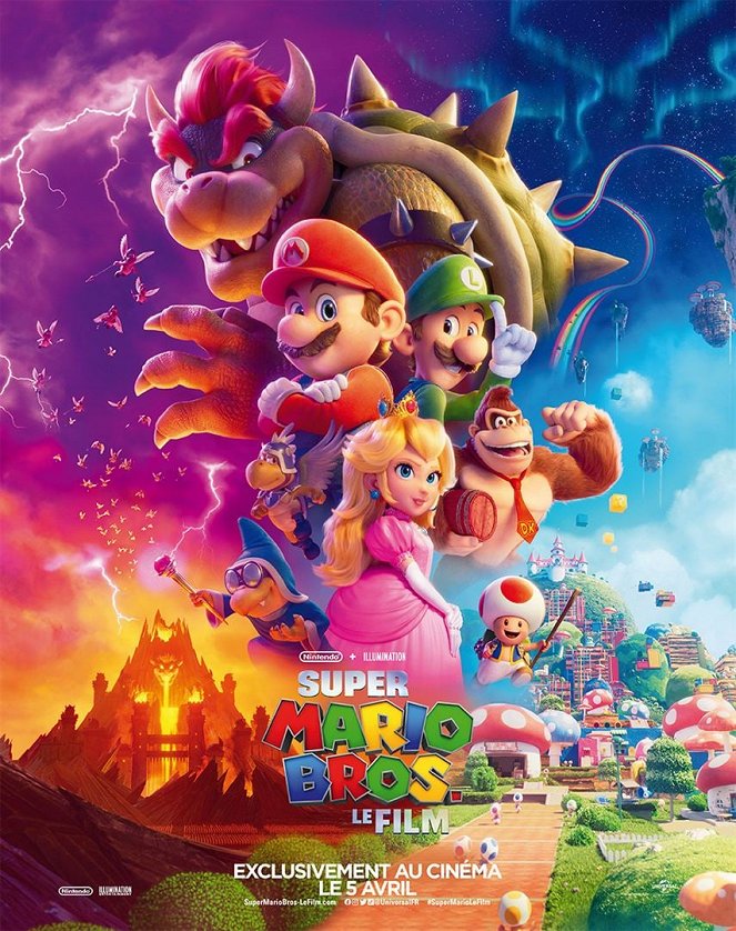 Super Mario Bros, le film - Affiches