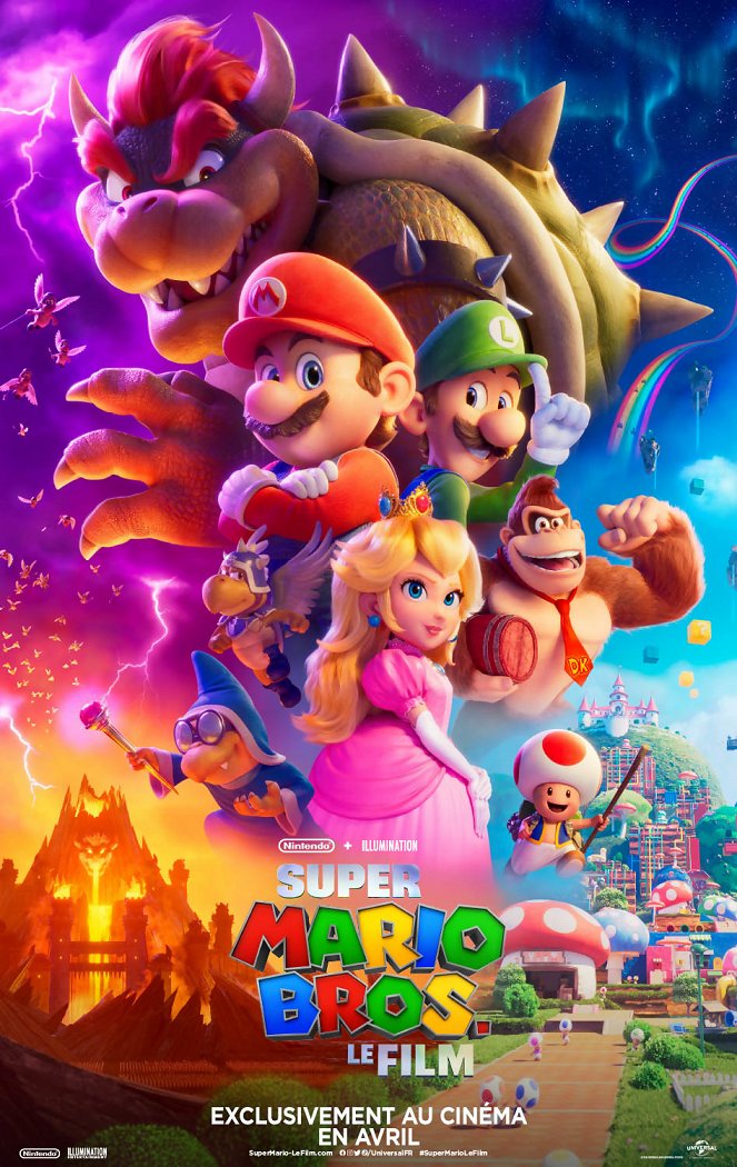 Super Mario Bros, le film - Affiches