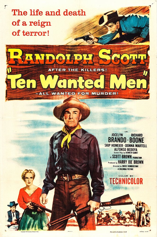 Ten Wanted Men - Plagáty