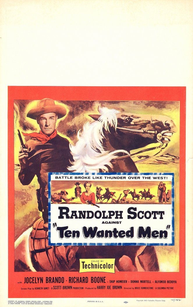 Ten Wanted Men - Posters