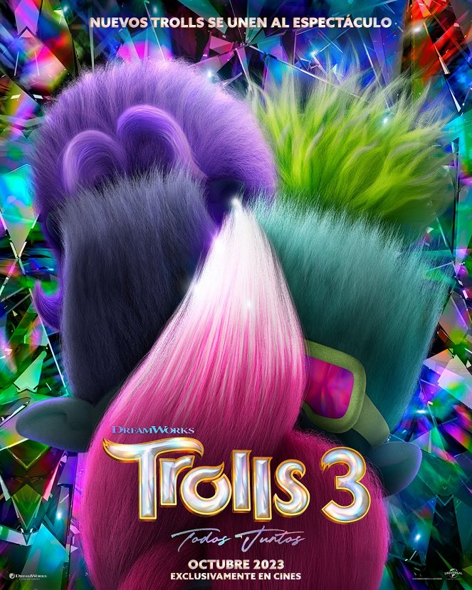 Trolls 3: Todos juntos - Carteles