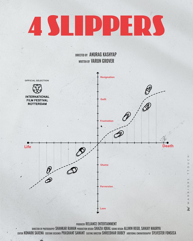 Four Slippers - Affiches