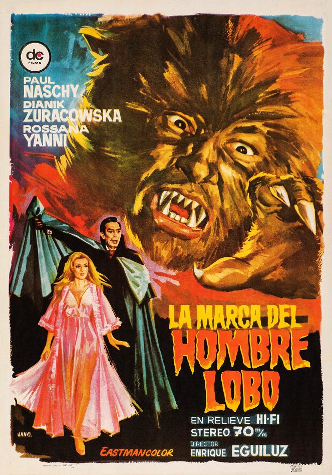 La marca del Hombre Lobo - Plakate