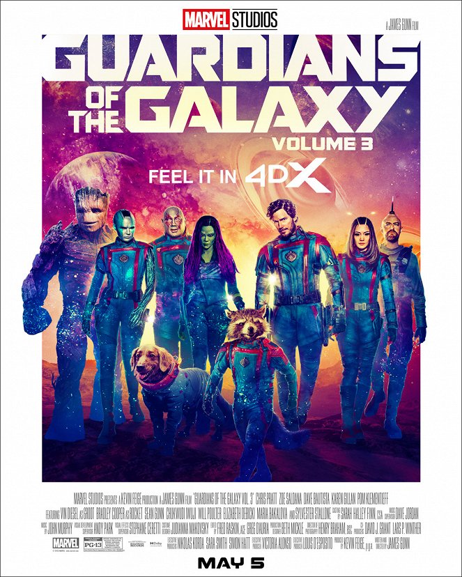 Guardiões da Galáxia Vol. 3 - Cartazes