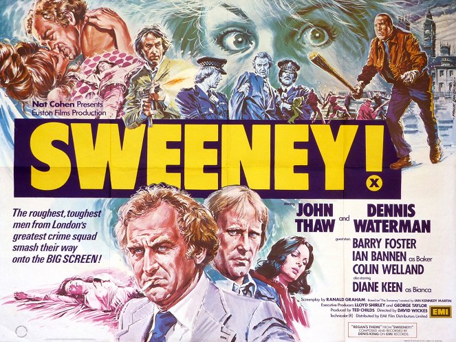 Poliisihälytys Sweeney - Julisteet