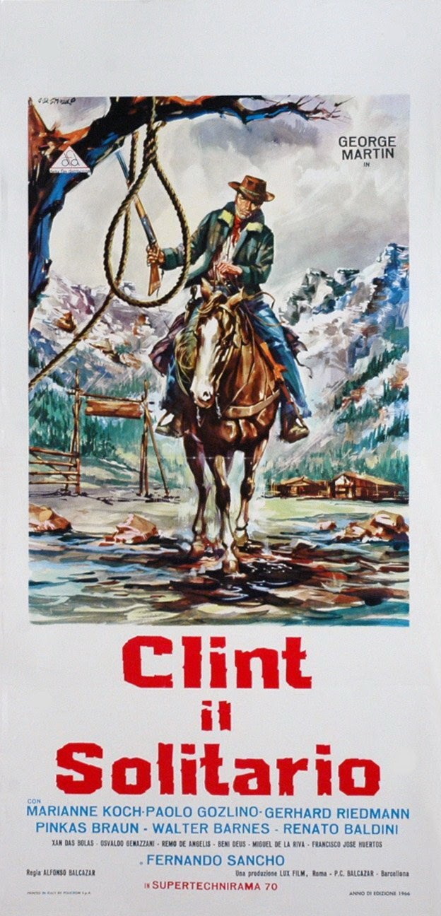Clint el solitario - Cartazes