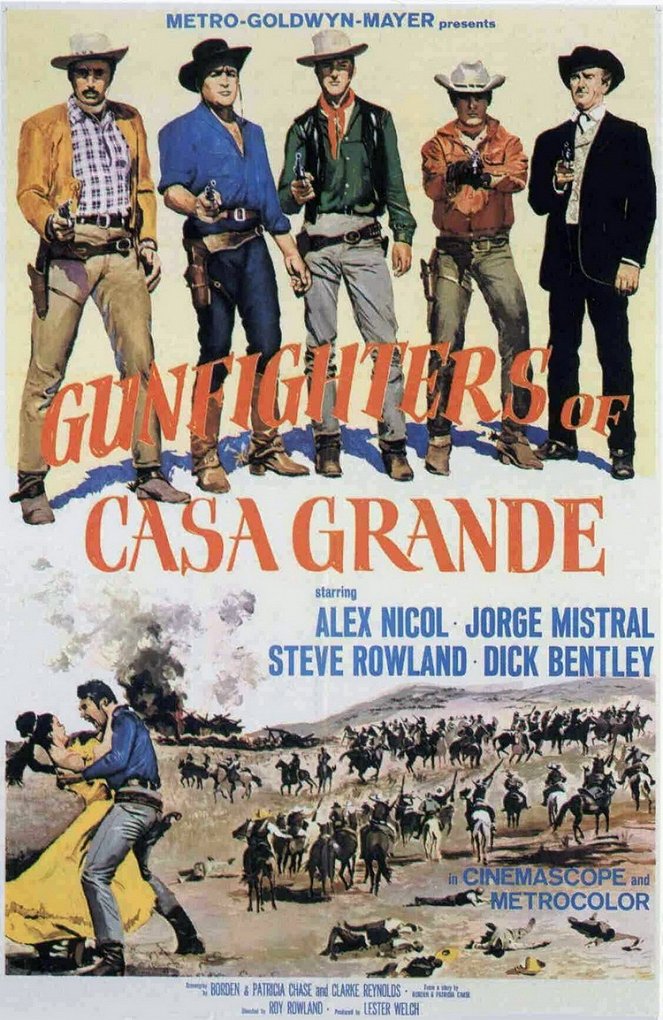 Los pistoleros de Casa Grande - Plakaty