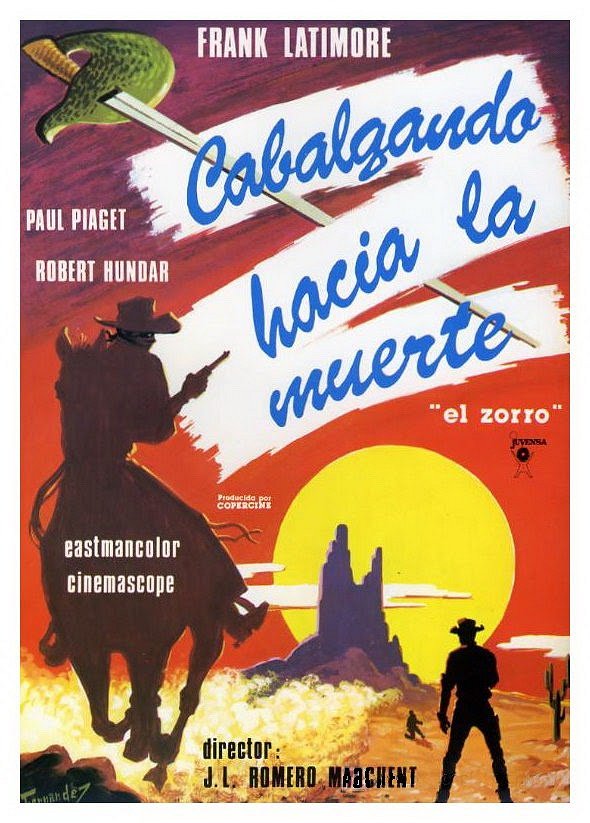 Cabalgando hacia la muerte (El Zorro) - Posters