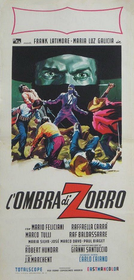Cabalgando hacia la muerte (El Zorro) - Carteles
