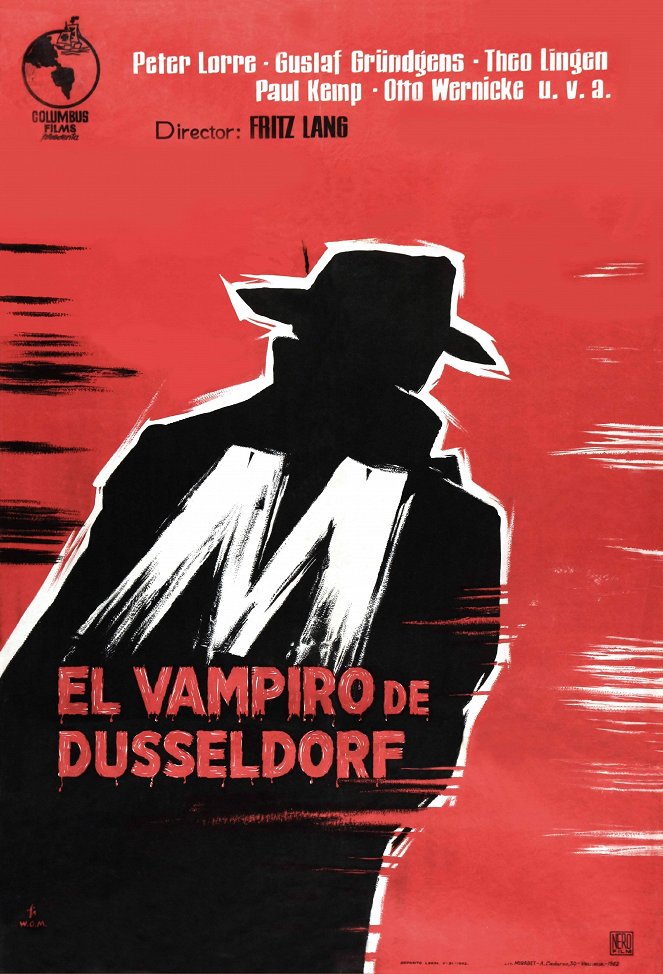 M, el vampiro de Düsseldorf - Carteles