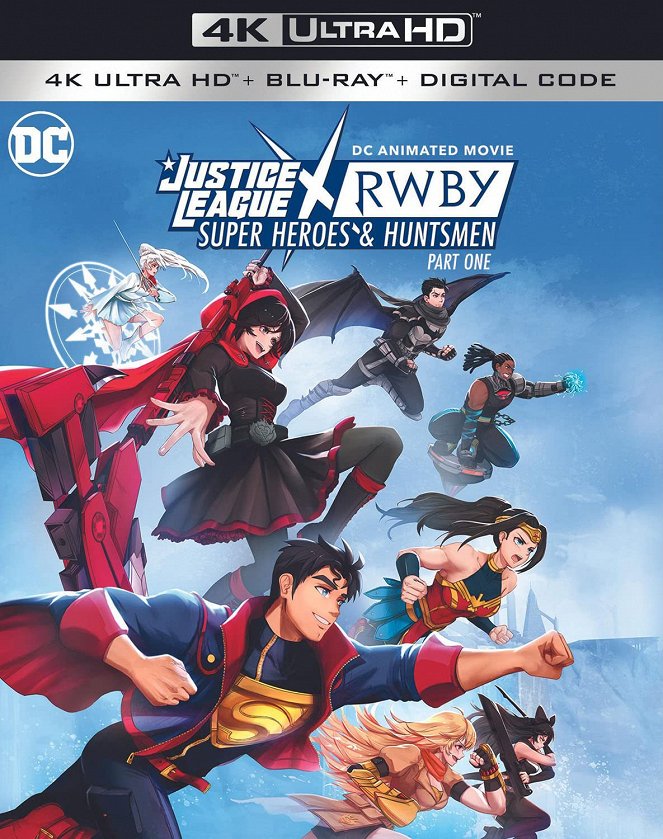 Liga spravedlnosti a RWBY: Superhrdinové a lovci, první část - Plagáty