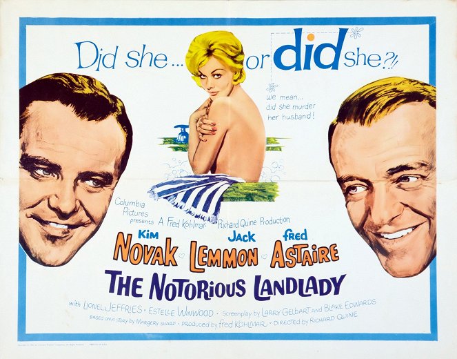 The Notorious Landlady - Posters