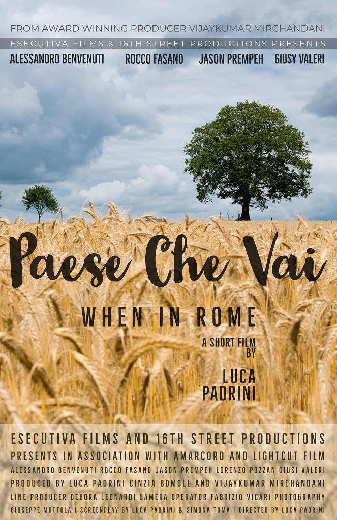 Paese che vai - Affiches