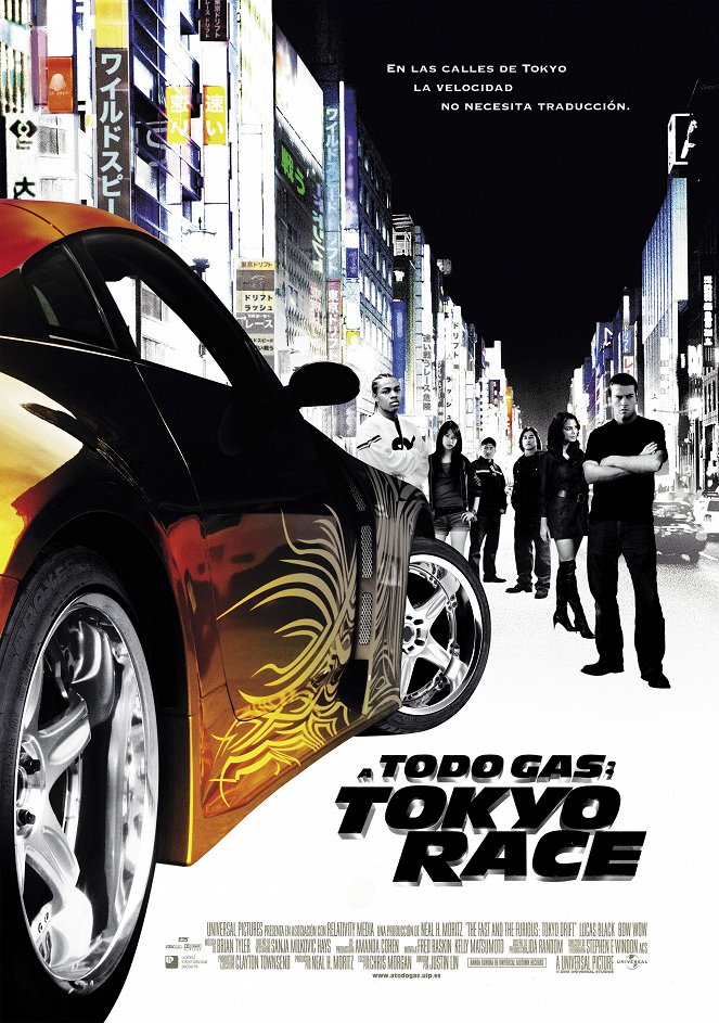 A todo gas: Tokyo Race - Carteles