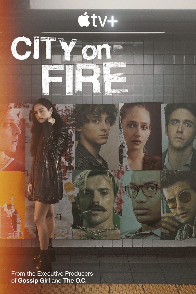 Město v plamenech - Plakáty