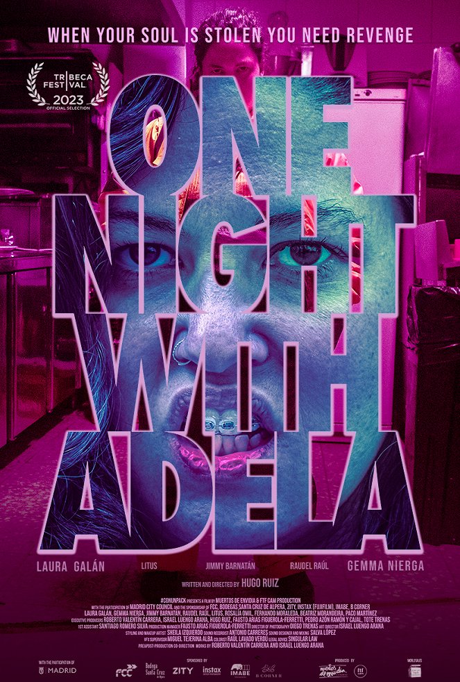 Una noche con Adela - Cartazes